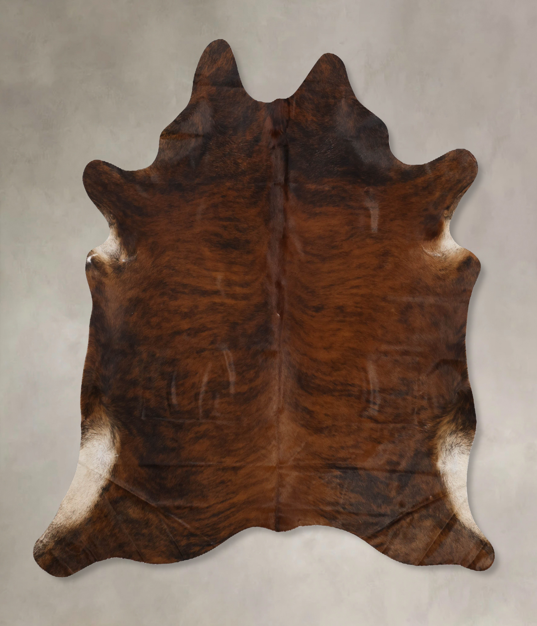 Dark Brindle Cowhide Rug #B10255