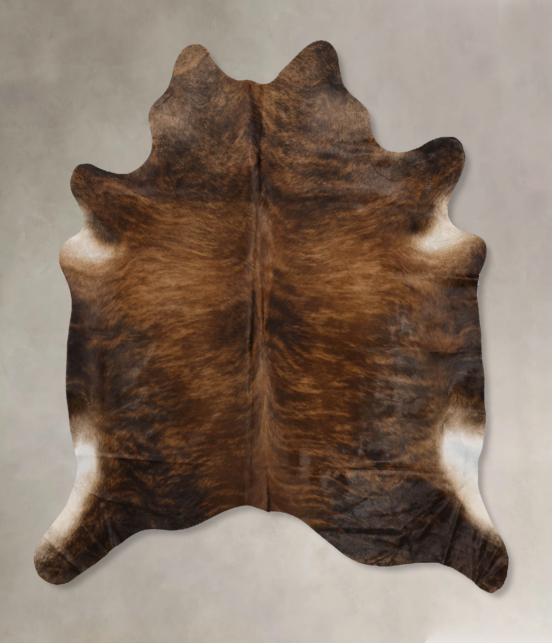 Dark Brindle Cowhide Rug #B10258