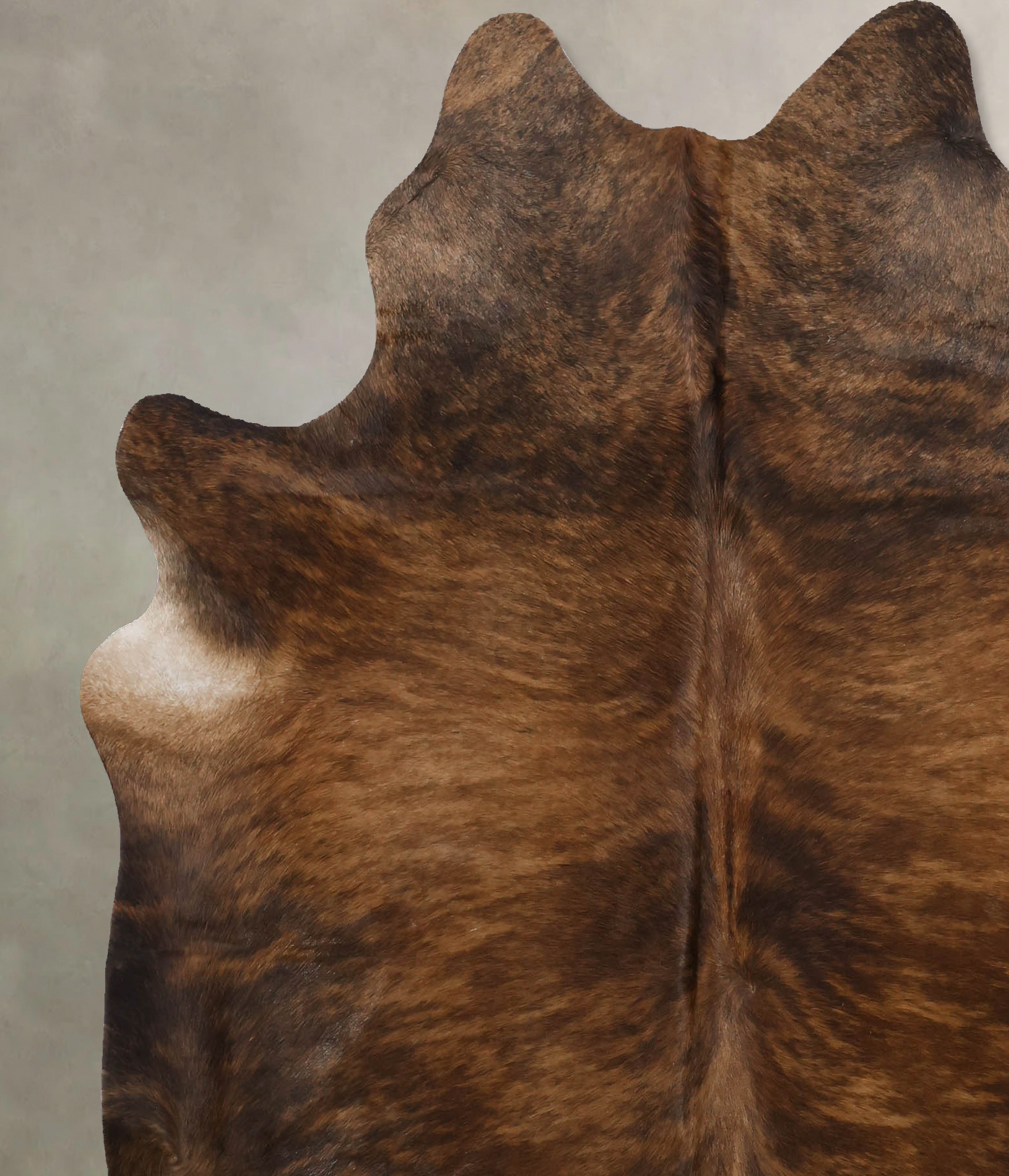 Dark Brindle Cowhide Rug #B10258