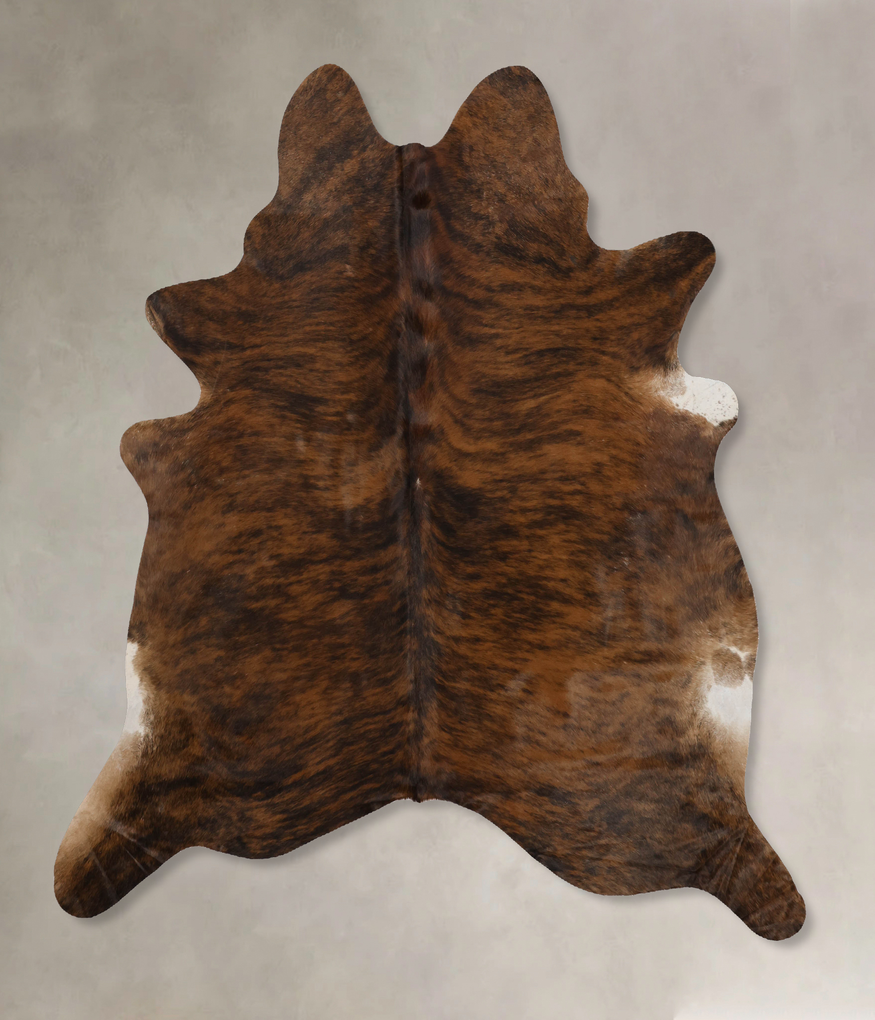 Dark Brindle Cowhide Rug #B10261