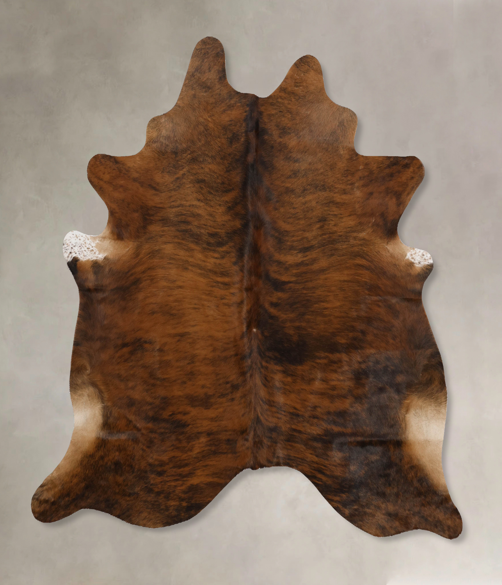 Dark Brindle Cowhide Rug #B10262