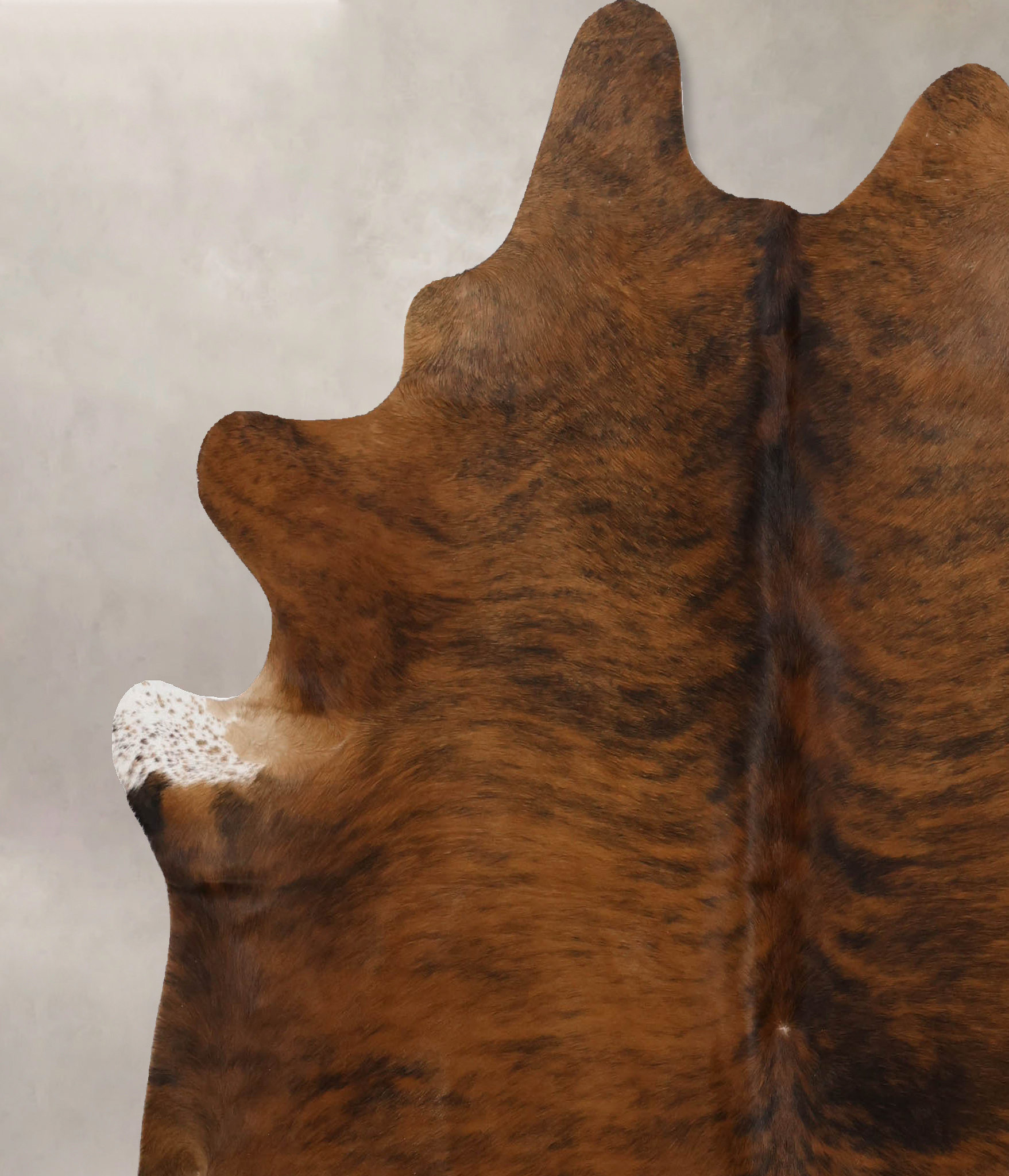 Dark Brindle Cowhide Rug #B10262