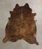 Dark Brindle X-Large Brazilian Cowhide Rug 7'0