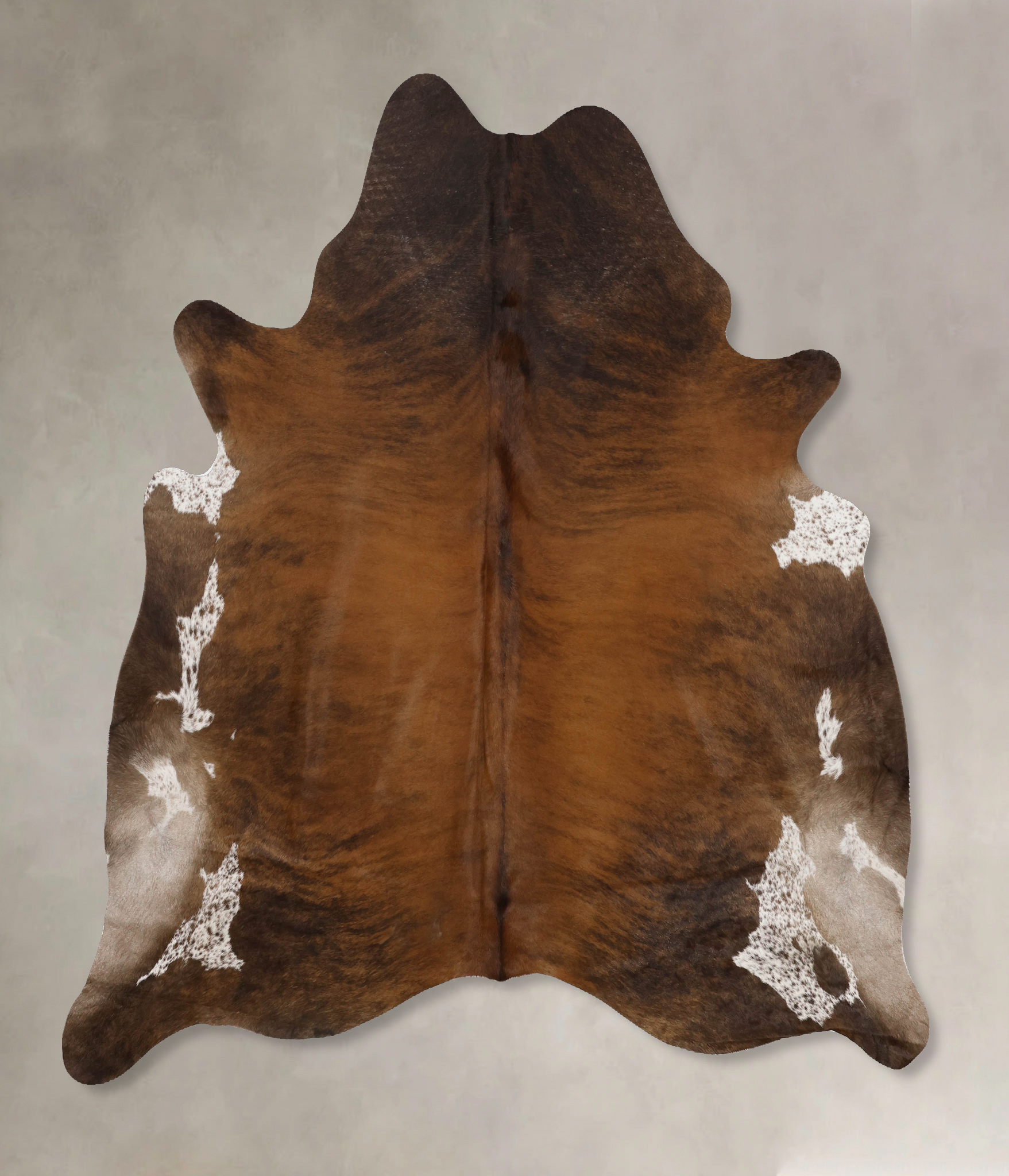 Dark Brindle Cowhide Rug #B10291