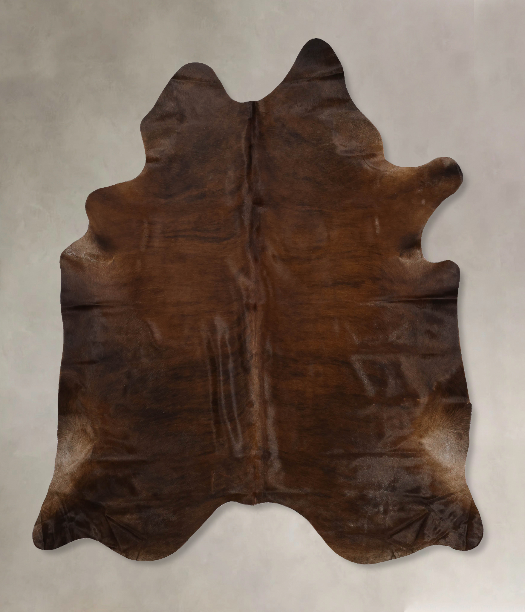 Dark Brindle Cowhide Rug #B10294