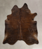 Dark Brindle X-Large Brazilian Cowhide Rug 7'9