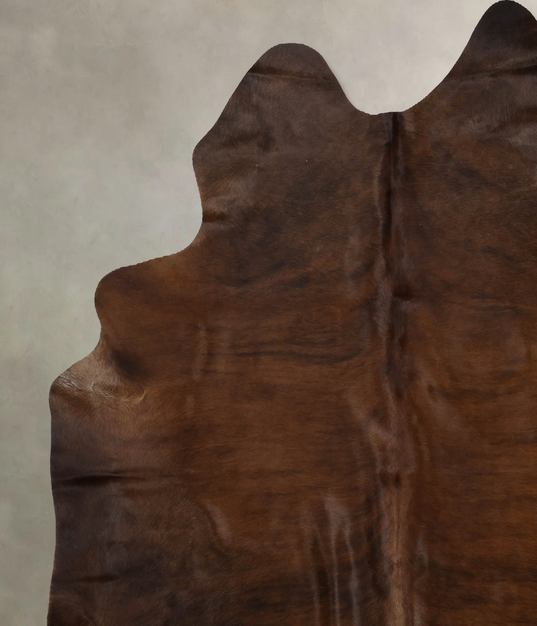 Dark Brindle Cowhide Rug #B10294