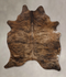 Dark Brindle X-Large Brazilian Cowhide Rug 7'3