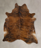 Dark Brindle X-Large Brazilian Cowhide Rug 7'4