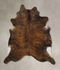 Dark Brindle X-Large Brazilian Cowhide Rug 6'10