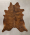 Medium Brindle X-Large Brazilian Cowhide Rug 7'6