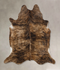 Dark Brindle X-Large Brazilian Cowhide Rug 7'3