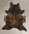 Dark Brindle X-Large Brazilian Cowhide Rug 7'3