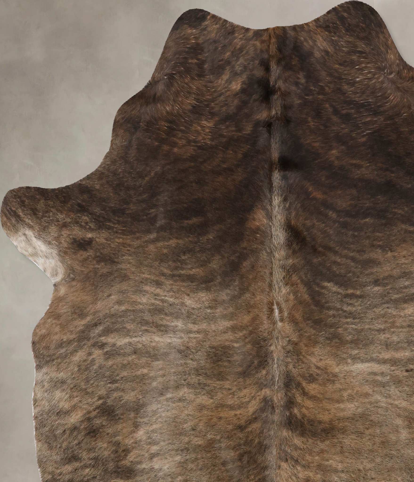 Dark Brindle Cowhide Rug #B10328