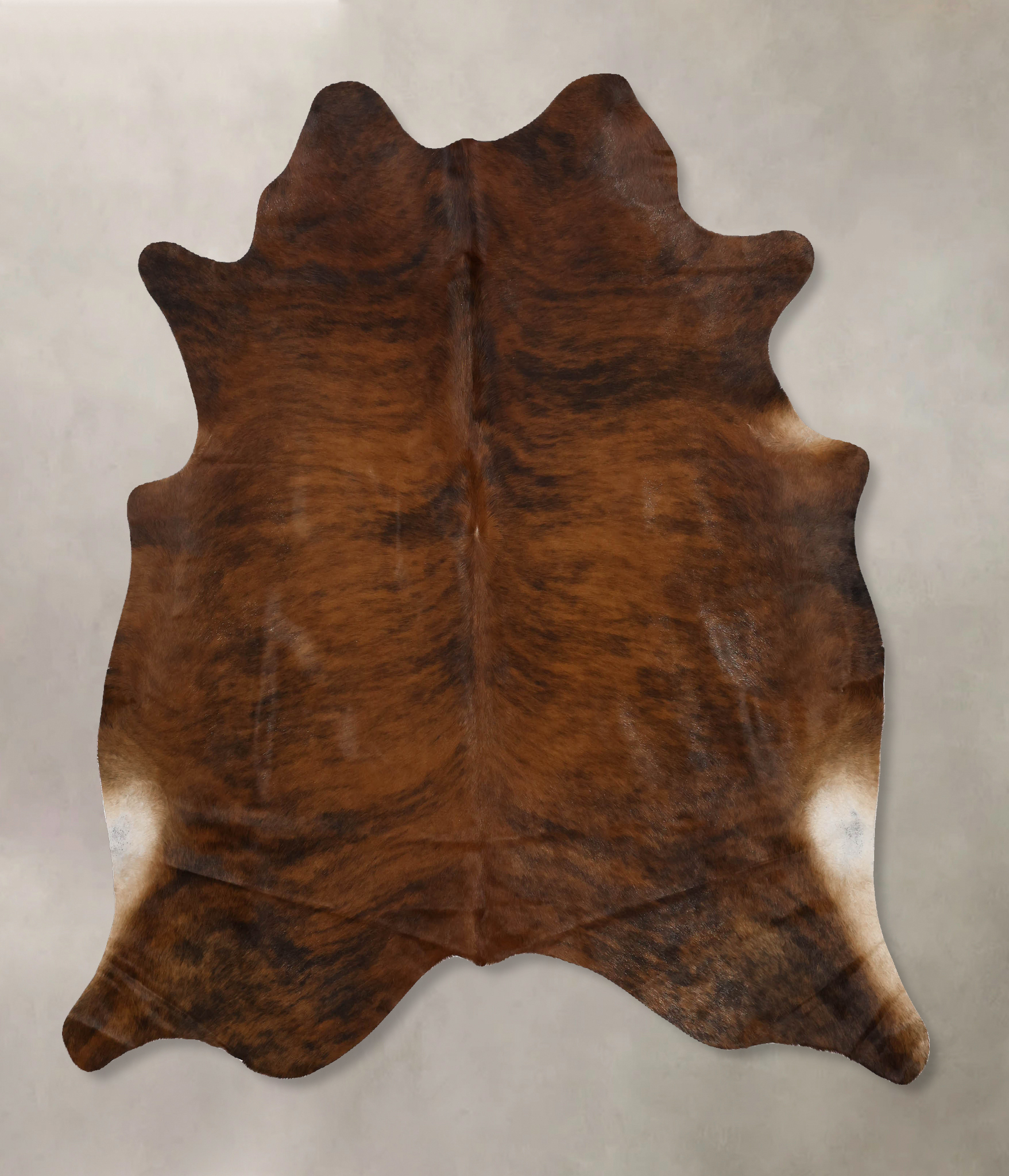 Dark Brindle Cowhide Rug #B10330