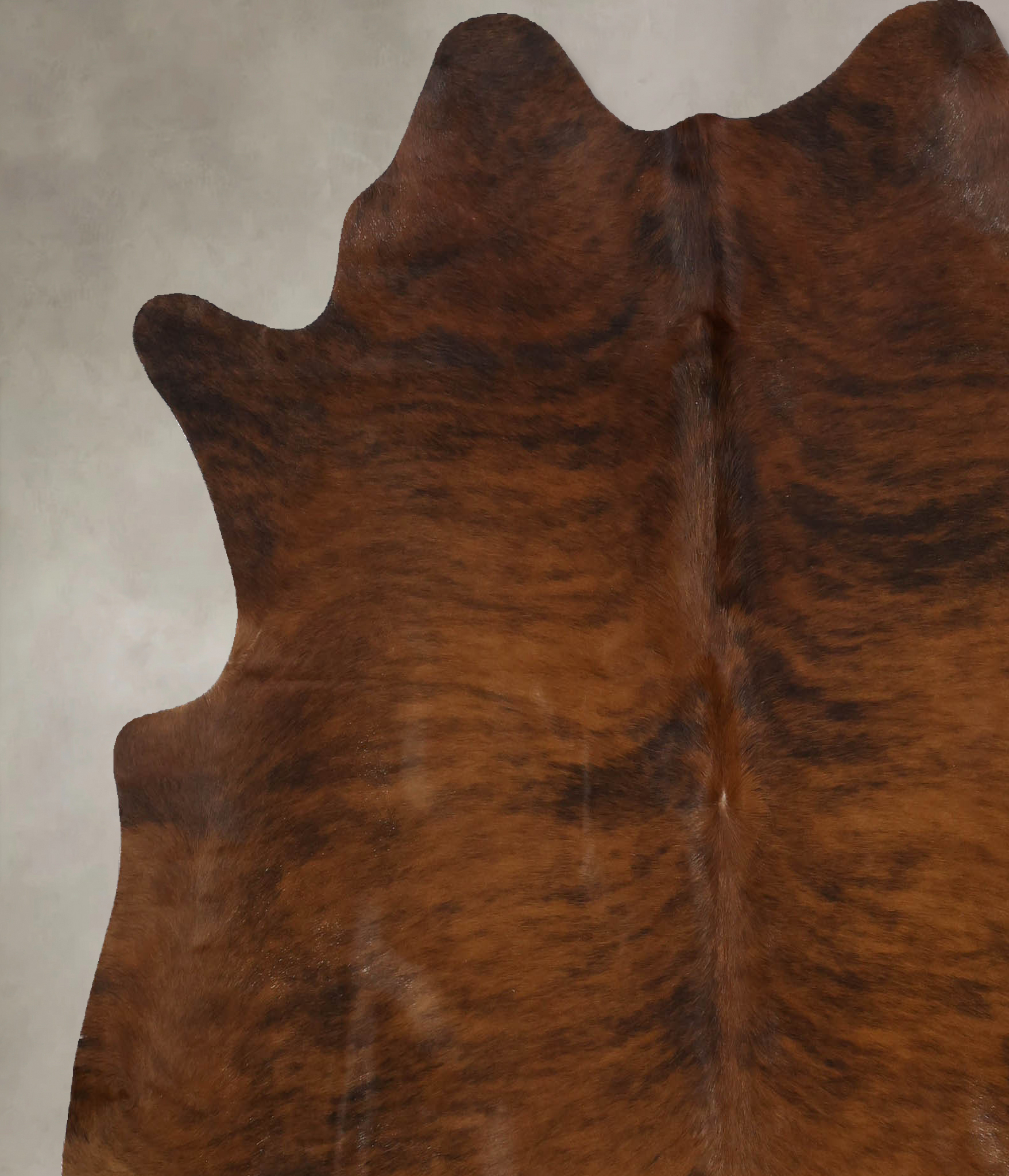 Dark Brindle Cowhide Rug #B10330