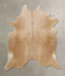 Beige XX-Large Brazilian Cowhide Rug 8'4