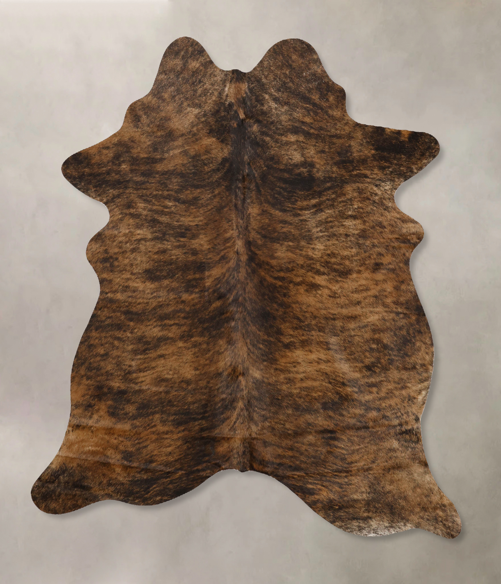 Dark Brindle Cowhide Rug #B10368