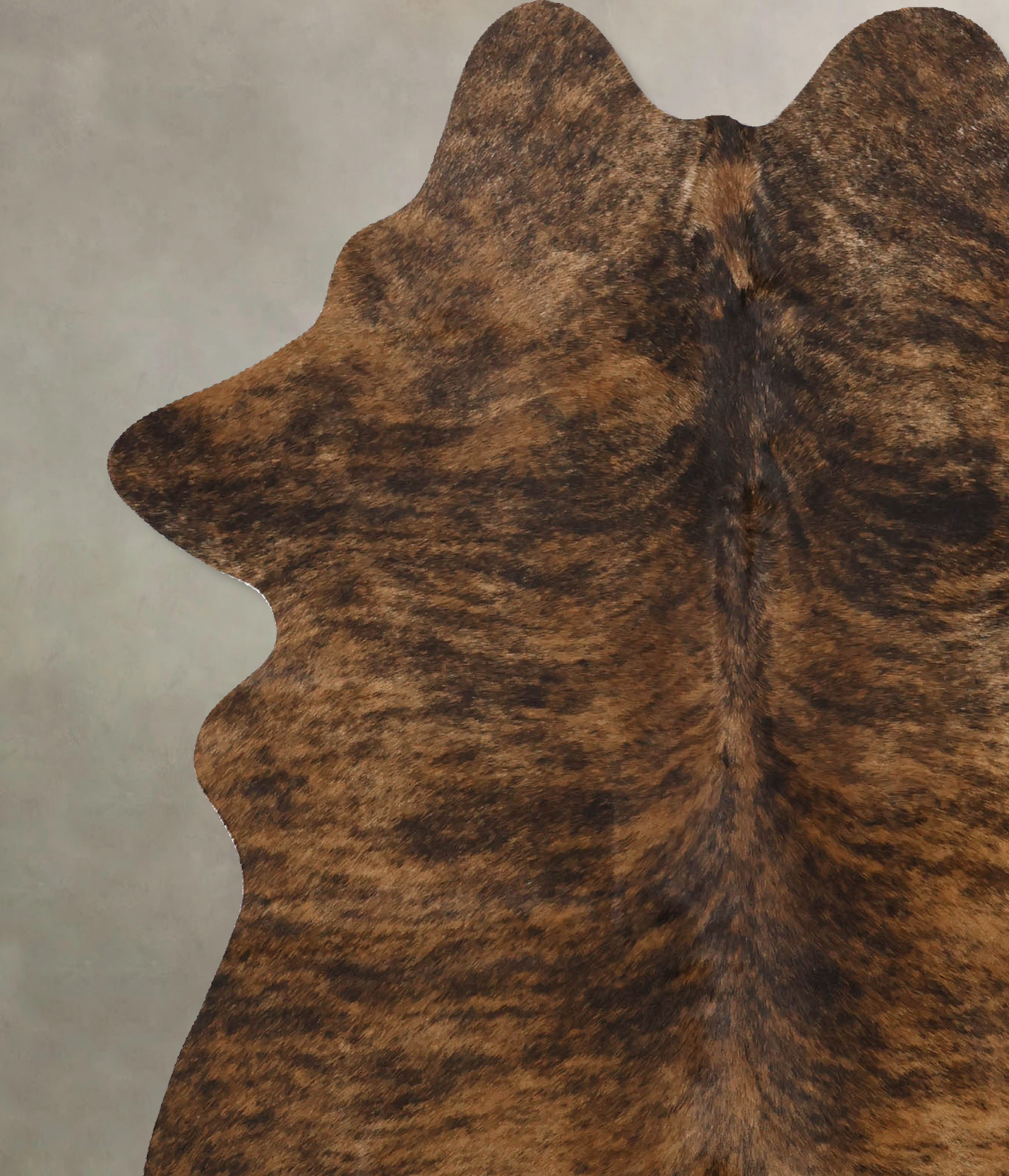 Dark Brindle Cowhide Rug #B10368