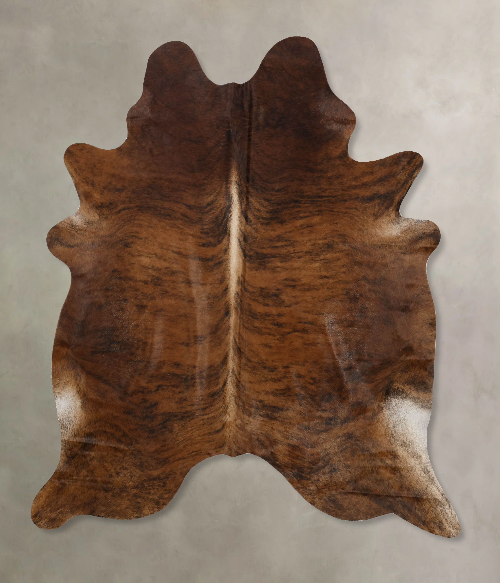 Dark Brindle Cowhide Rug #B10369