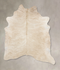 Beige XX-Large Brazilian Cowhide Rug 9'4