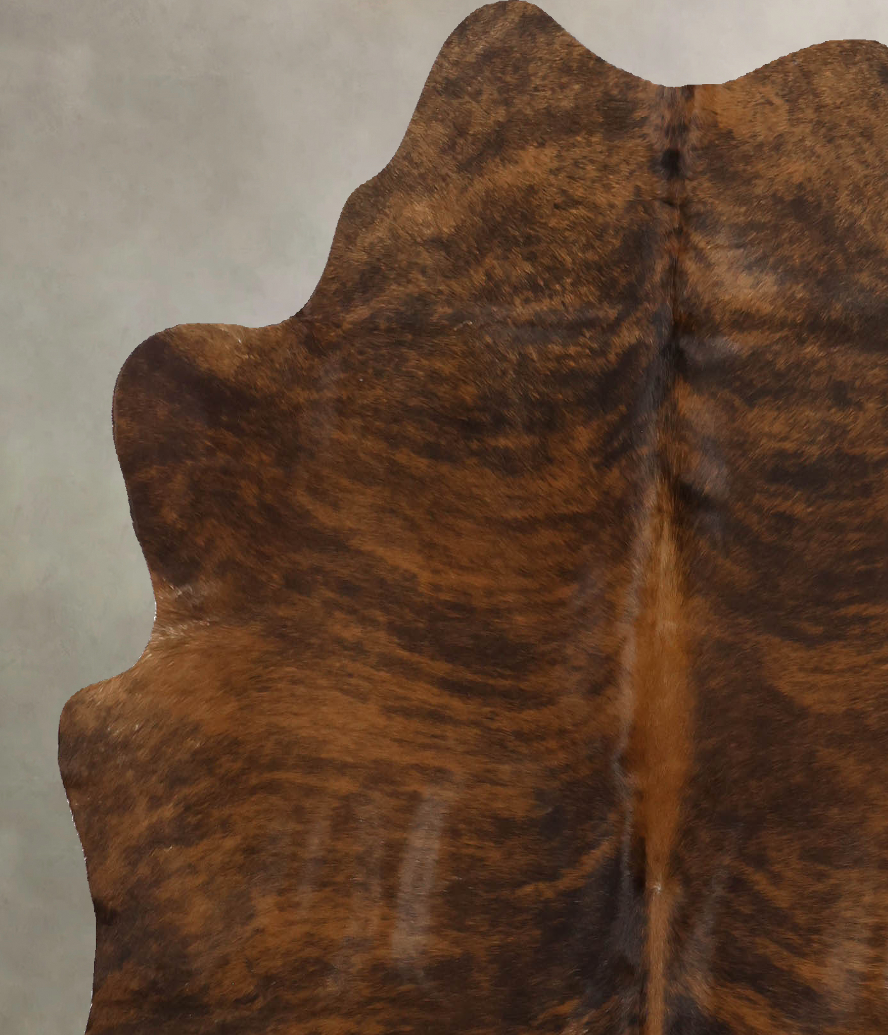 Dark Brindle Cowhide Rug #B10423