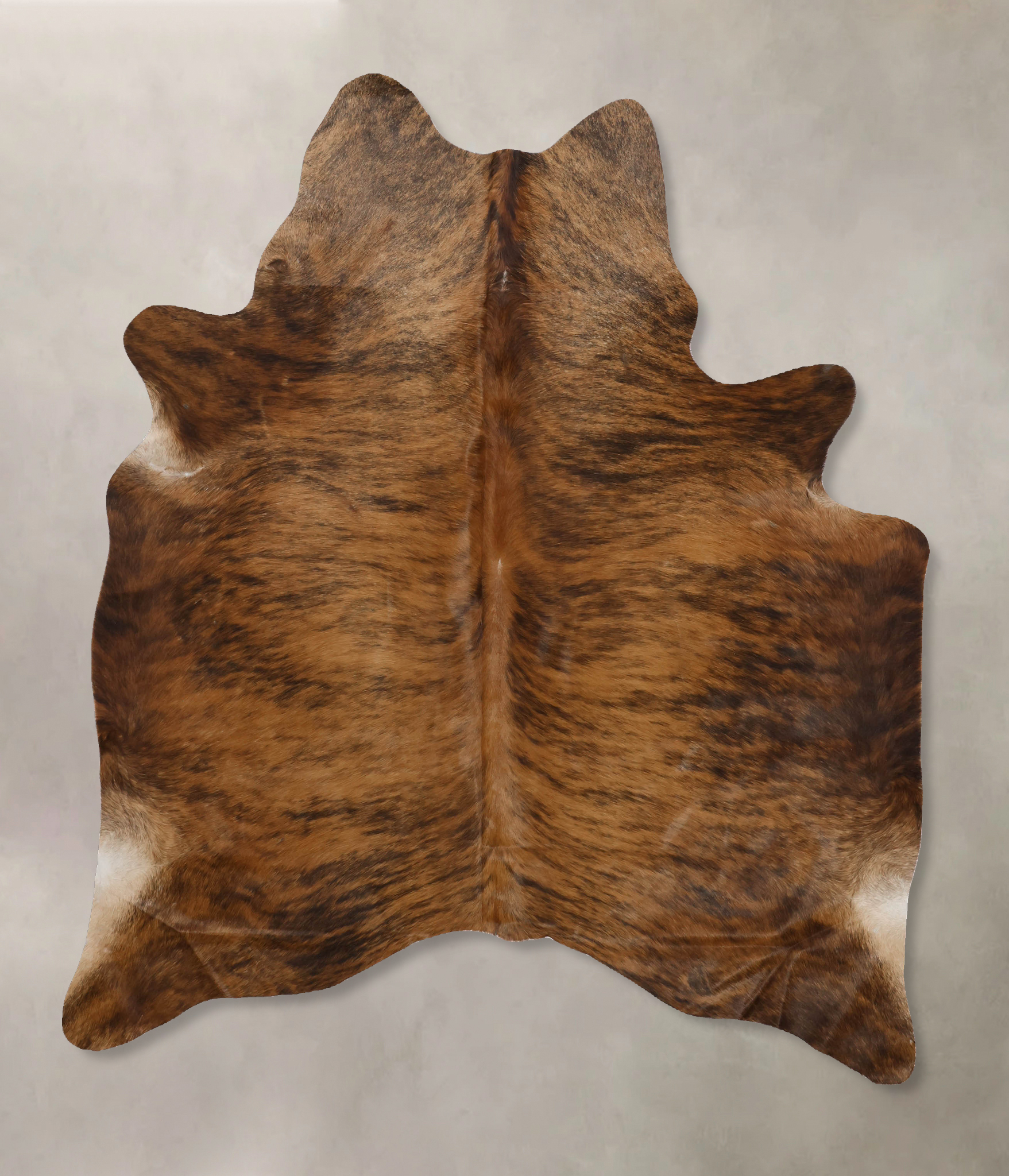 Dark Brindle Cowhide Rug #B10425