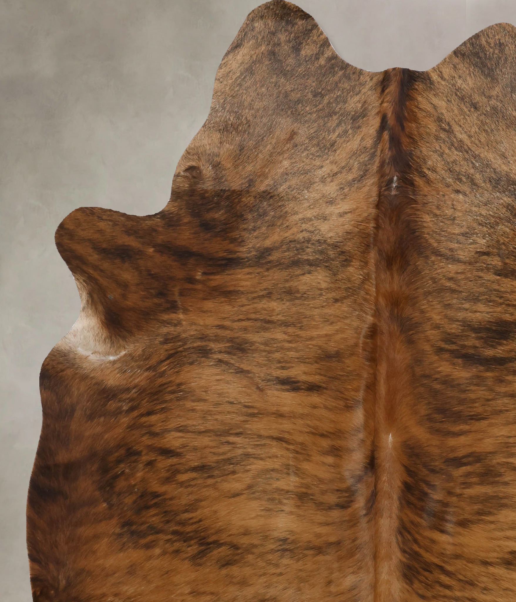 Dark Brindle Cowhide Rug #B10425