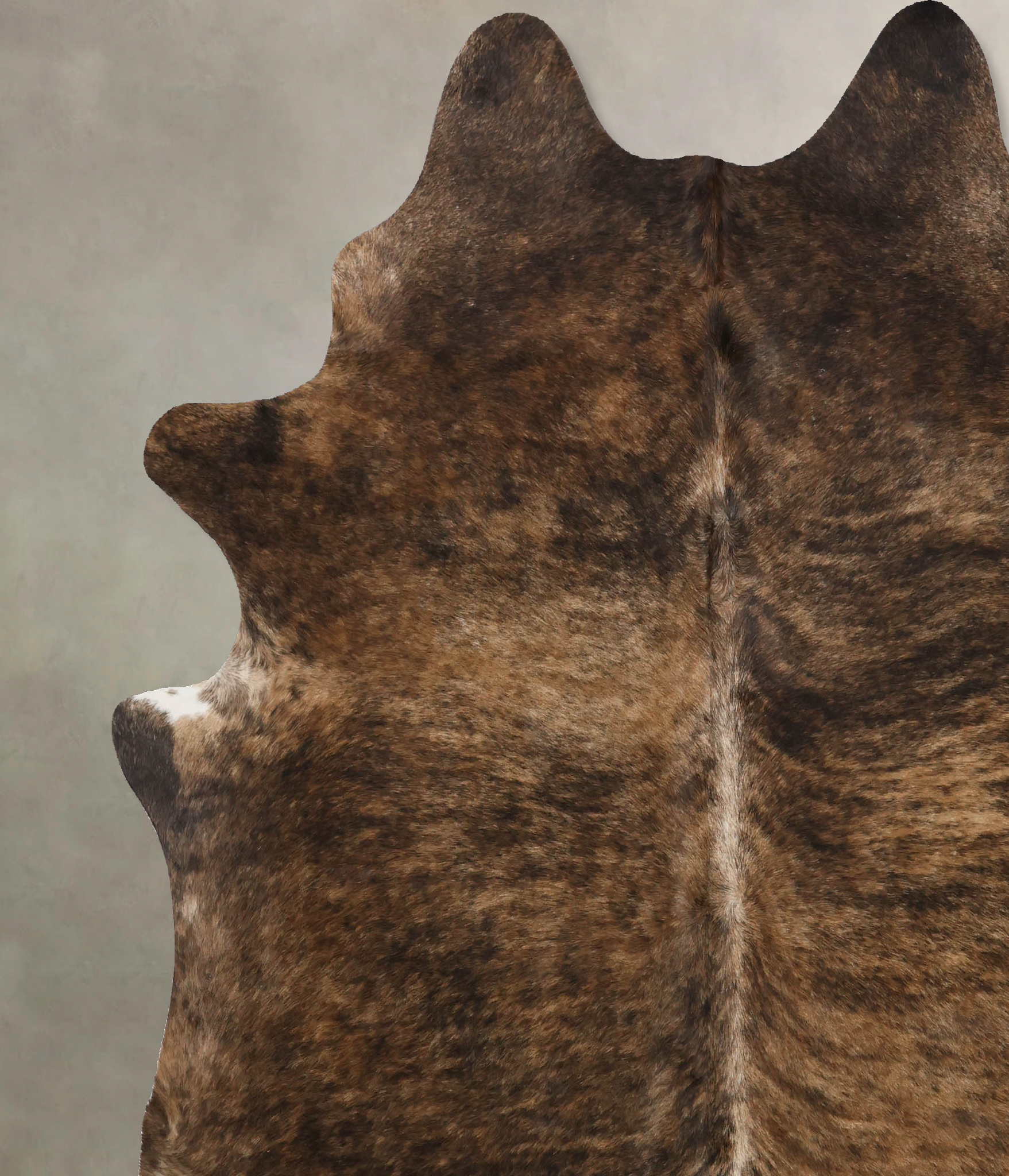 Dark Brindle Cowhide Rug #B10426