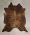 Dark Brindle X-Large Brazilian Cowhide Rug 6'8