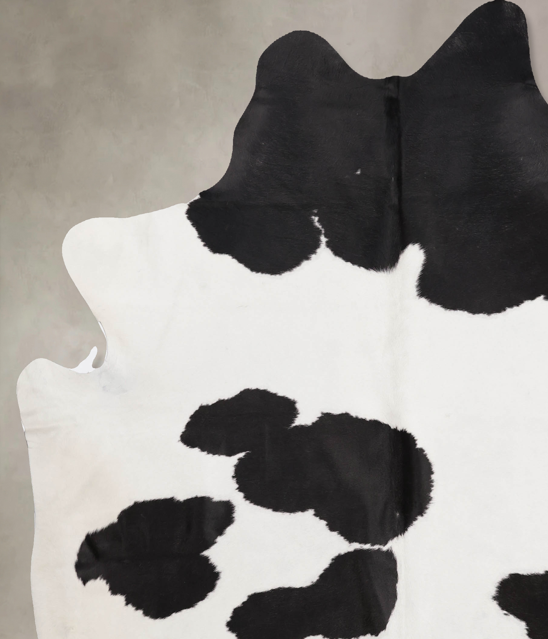 Black and White Cowhide Rug #B10443