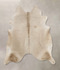 Champagne XX-Large Brazilian Cowhide Rug 7'6