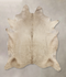 Champagne XX-Large Brazilian Cowhide Rug 8'6