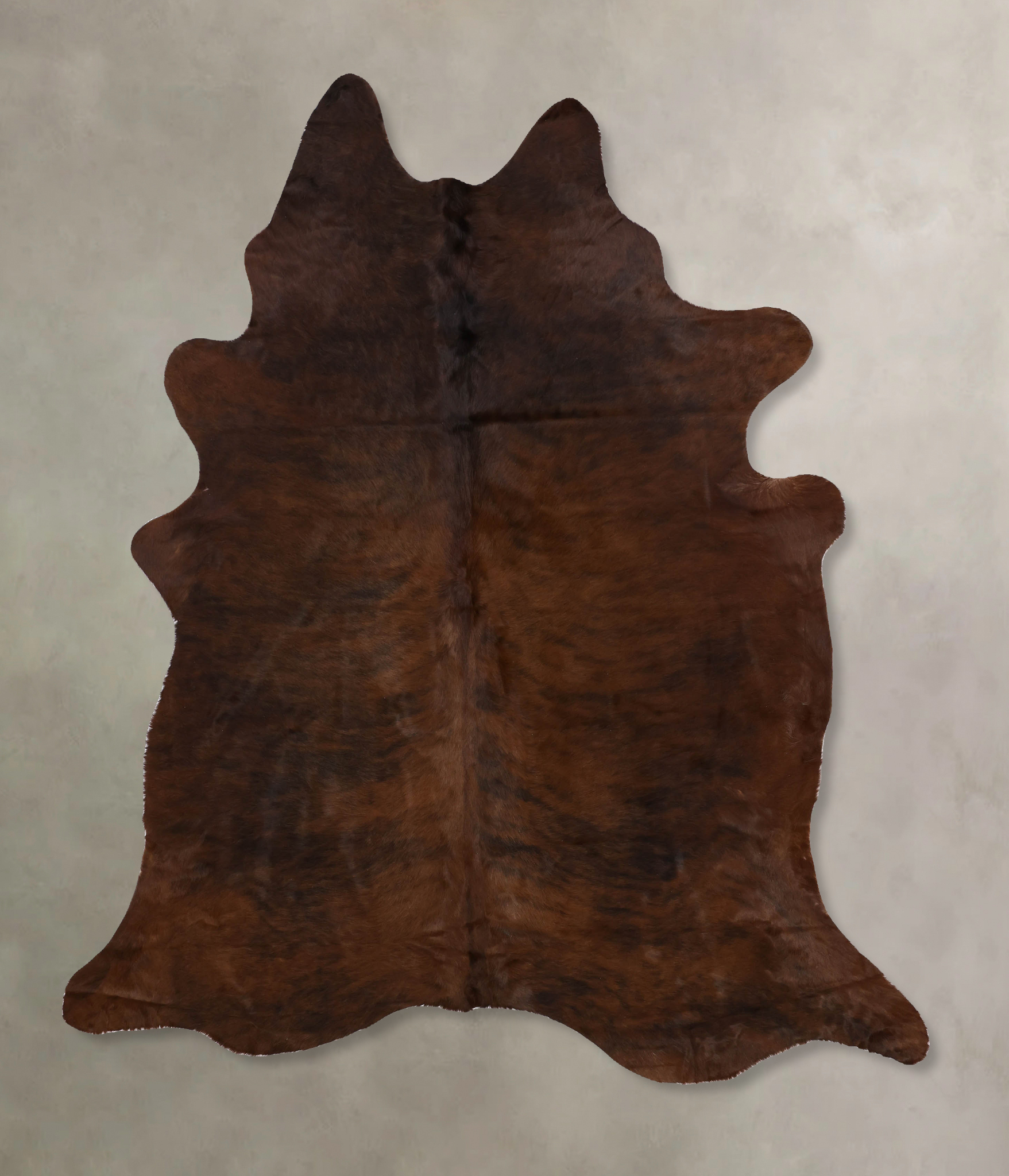 Dark Brindle Cowhide Rug #B10502