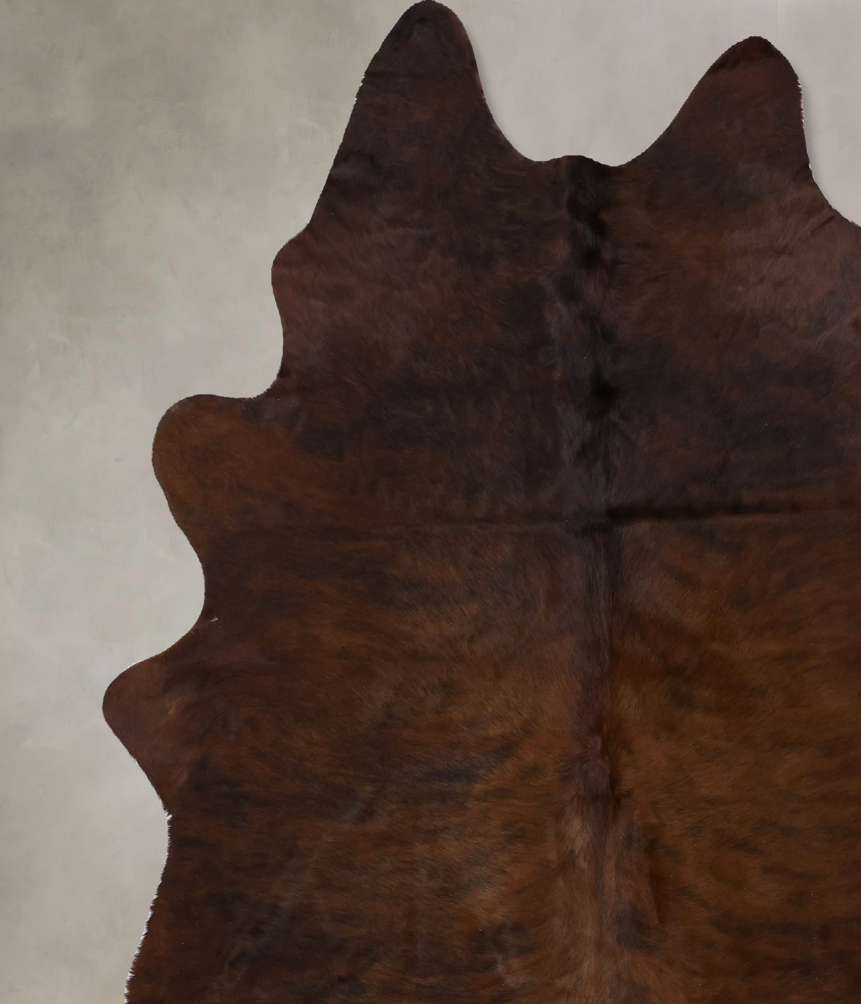 Dark Brindle Cowhide Rug #B10502