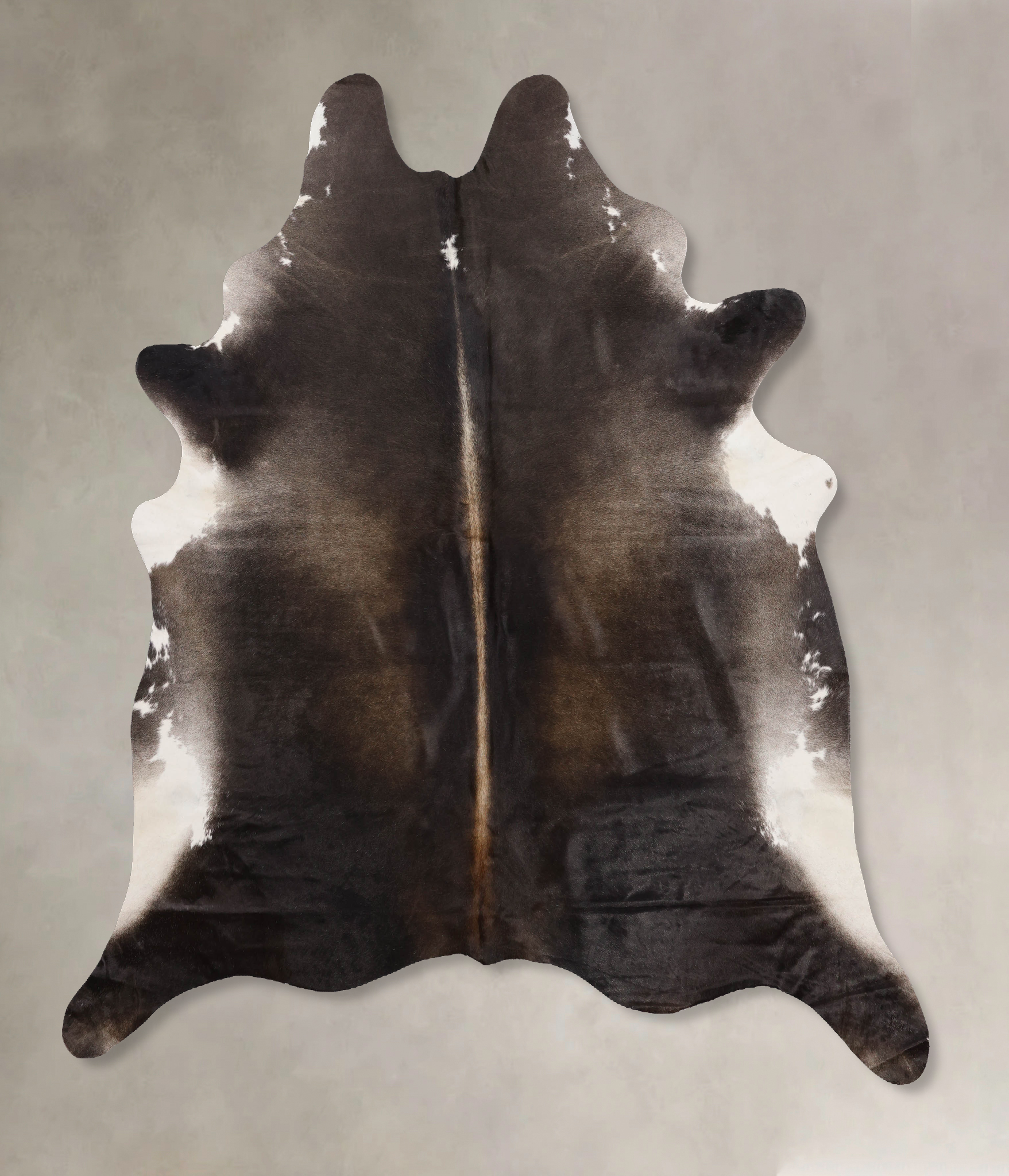 Dark Grey Cowhide Rug #B10513