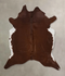 Brown and White Regular X-Large Brazilian Cowhide Rug 7'5