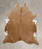 Beige XX-Large Brazilian Cowhide Rug 8'4