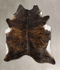 Dark Brindle X-Large Brazilian Cowhide Rug 7'5