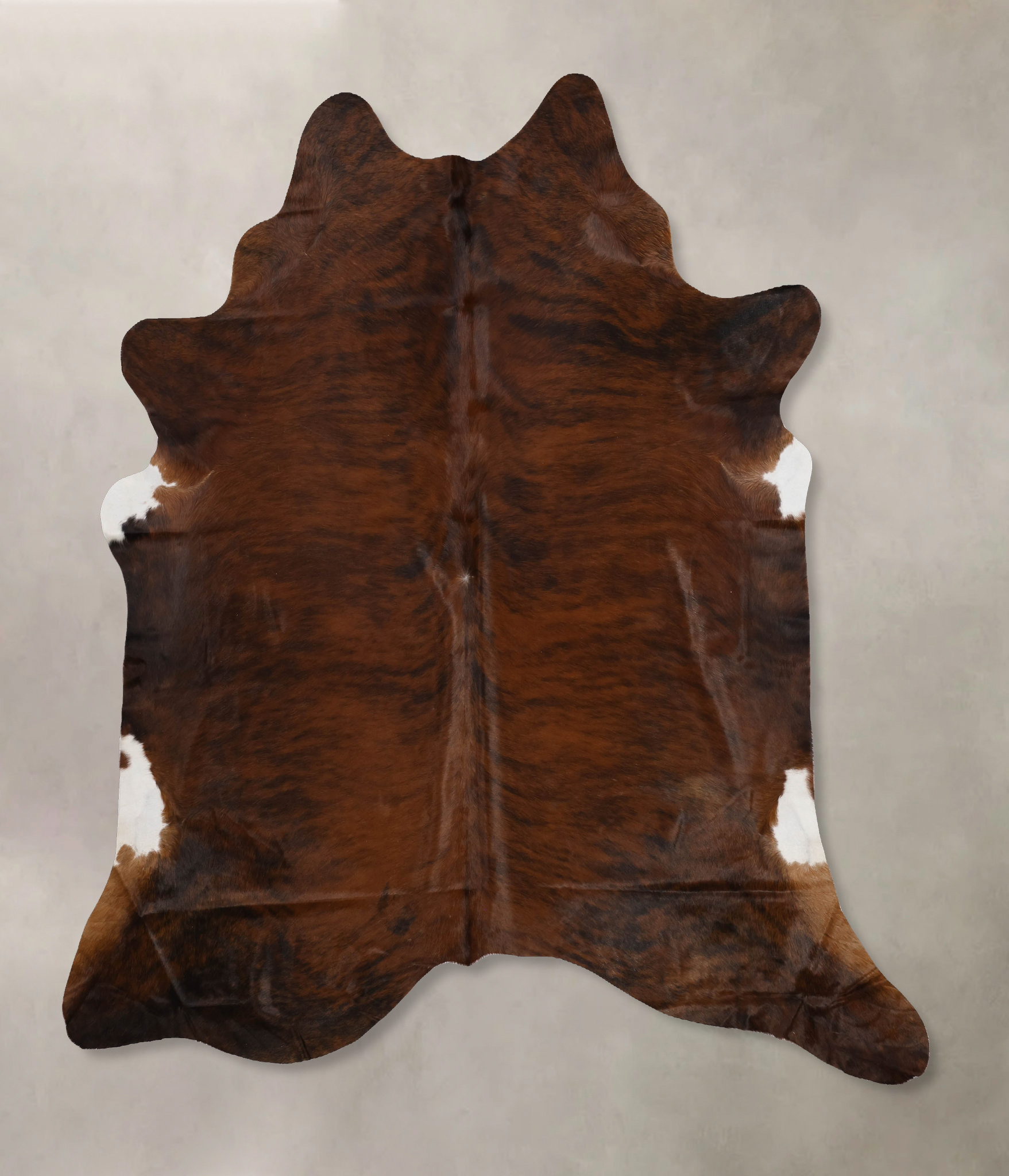 Dark Brindle Cowhide Rug #B10527