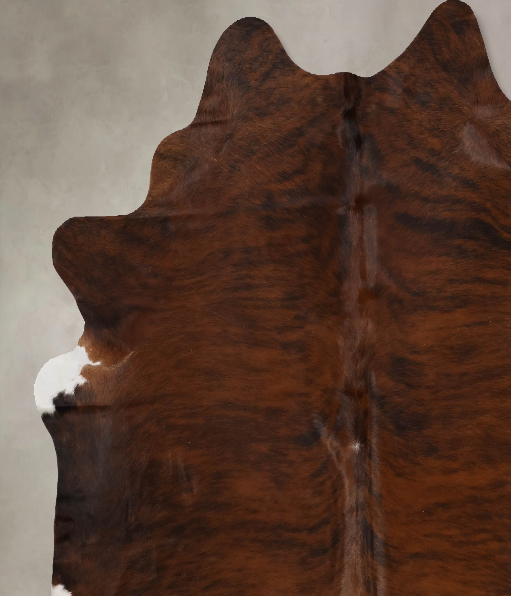 Dark Brindle Cowhide Rug #B10527