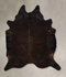 Dark Brindle XX-Large Brazilian Cowhide Rug 8'7