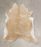 Beige X-Large Brazilian Cowhide Rug 7'5