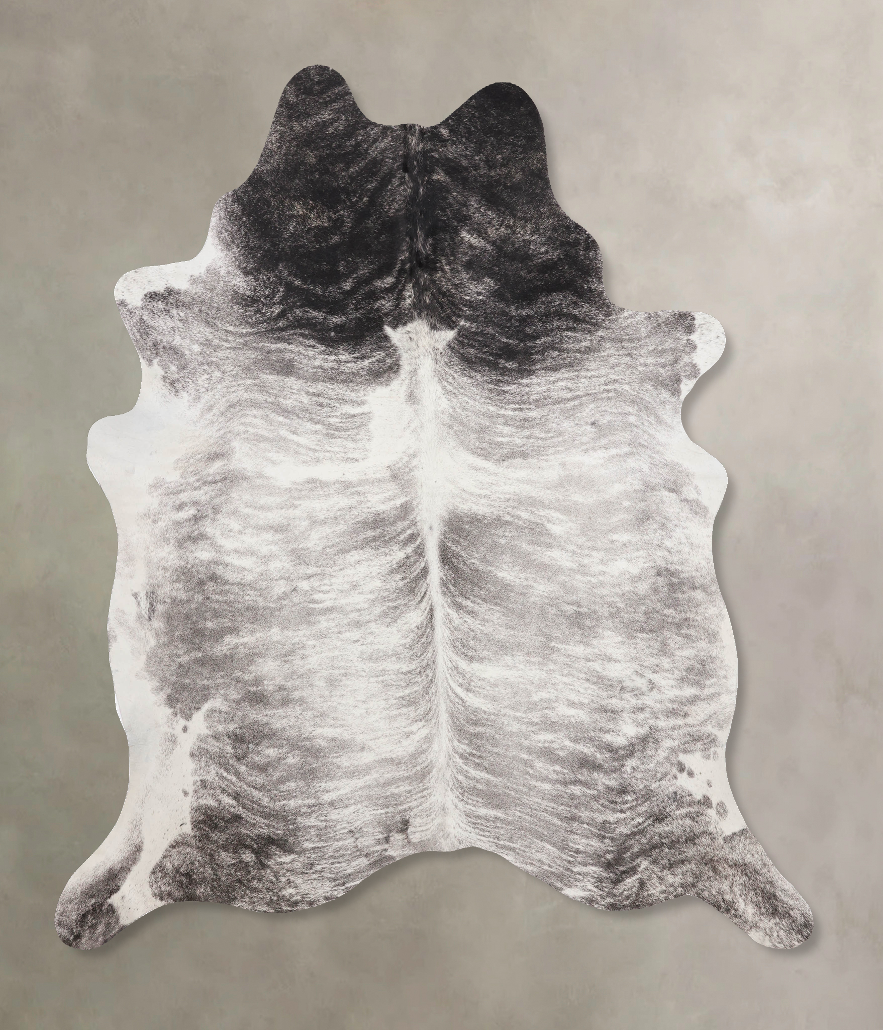 Grey Brindle Cowhide Rug #B10536