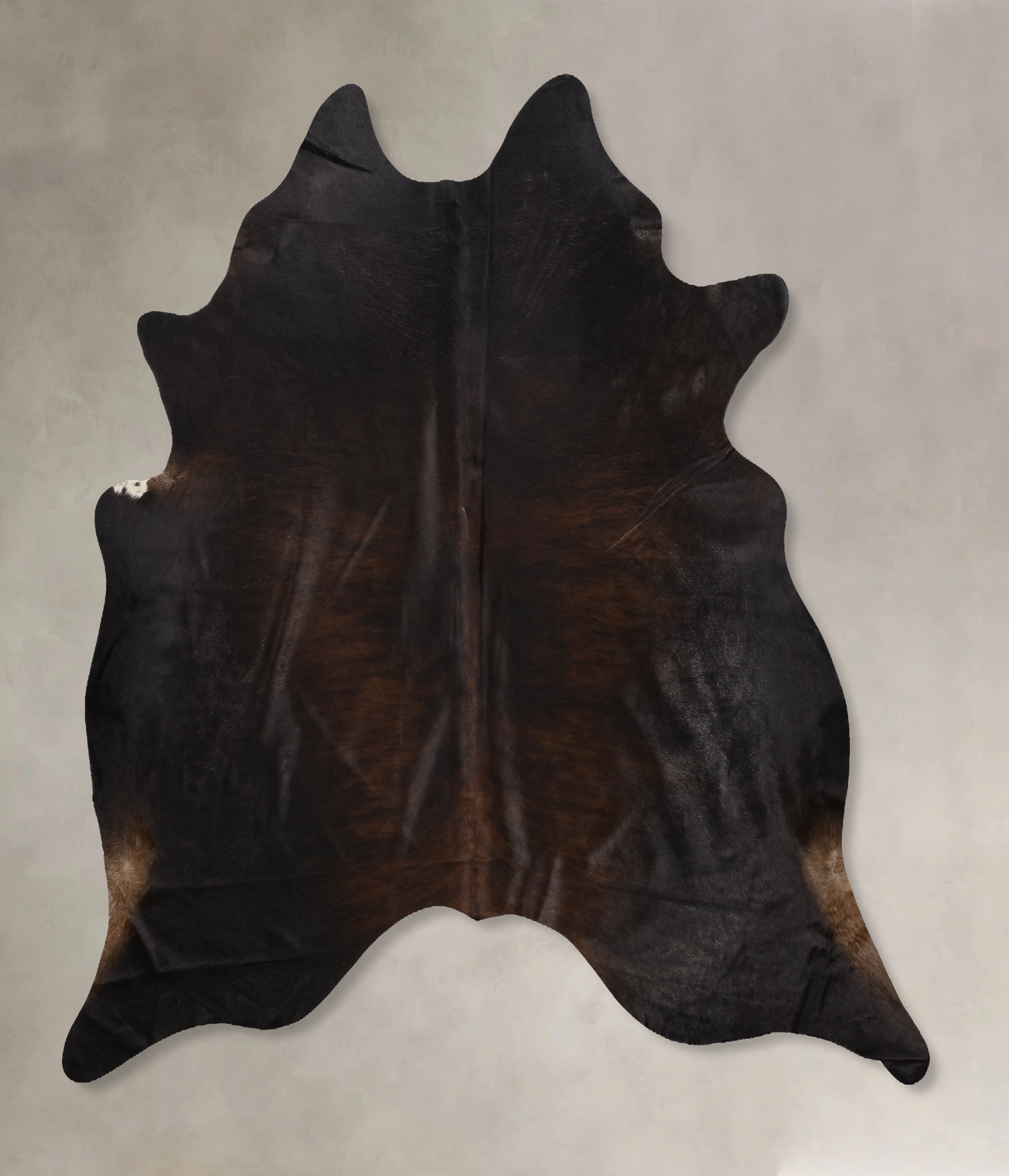 Dark Brindle Cowhide Rug #B10547