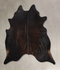 Dark Brindle X-Large Brazilian Cowhide Rug 7'2