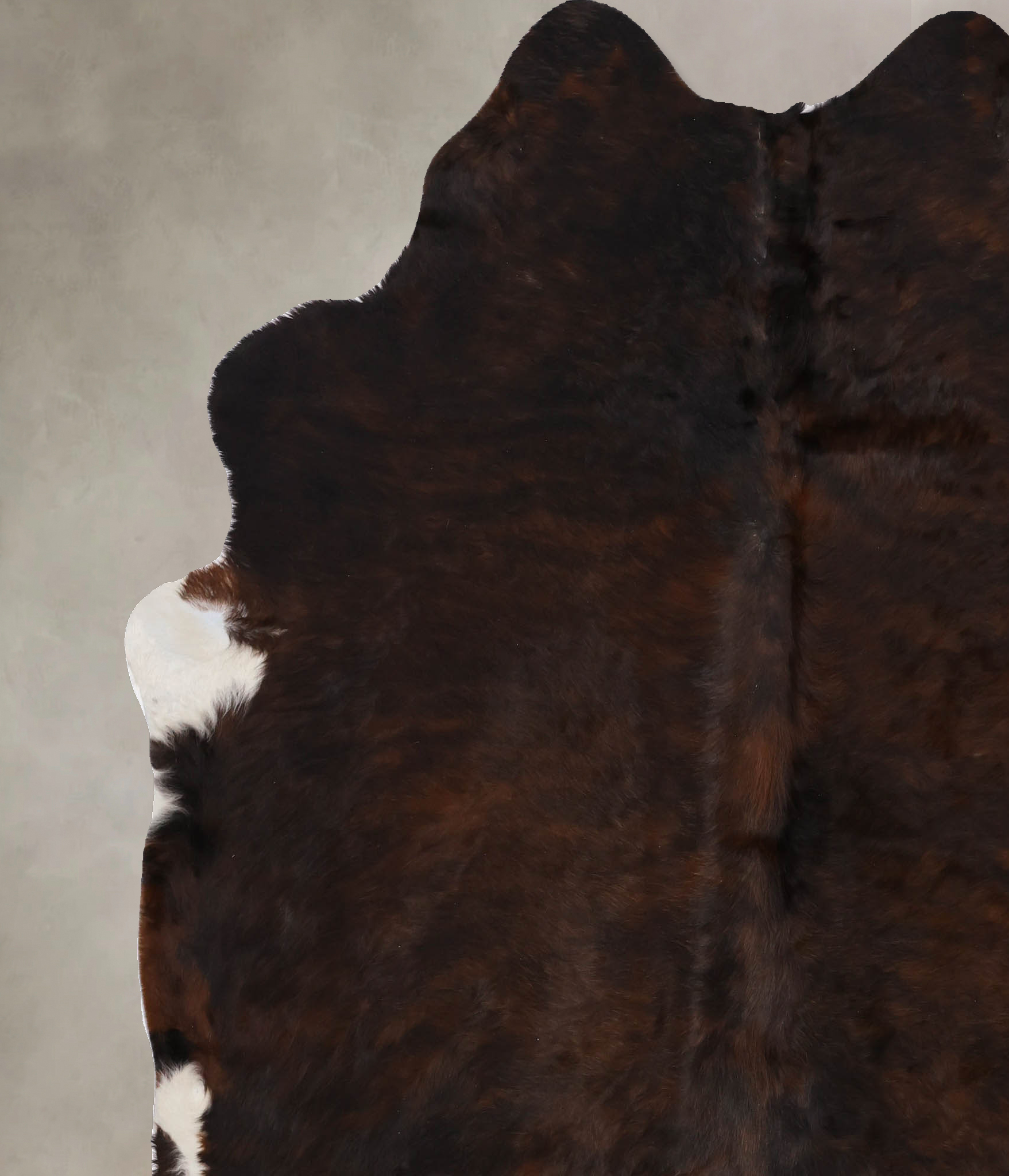 Dark Brindle Cowhide Rug #B10548