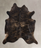 Dark Brindle XX-Large Brazilian Cowhide Rug 7'4