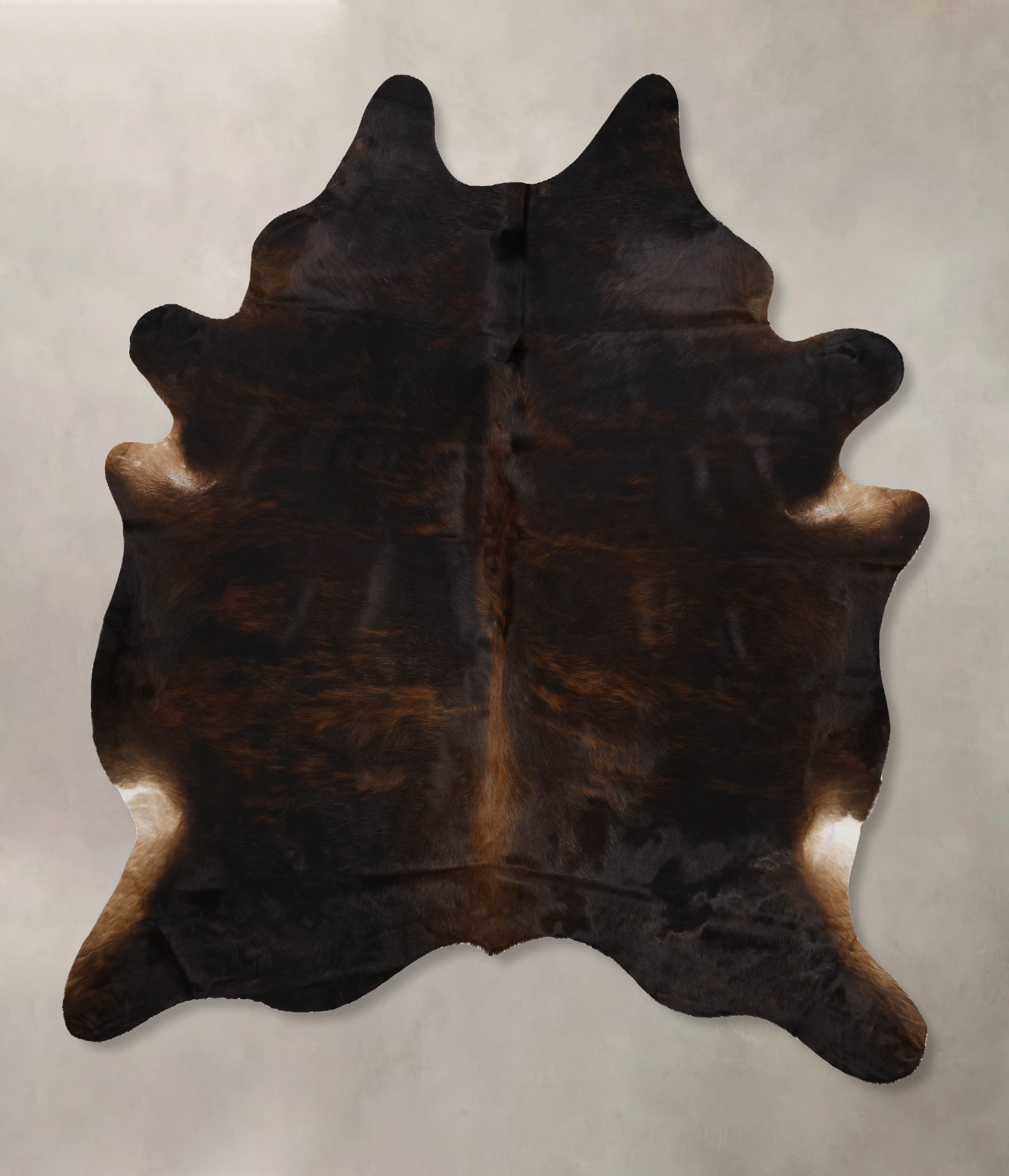 Dark Brindle Cowhide Rug #B10553