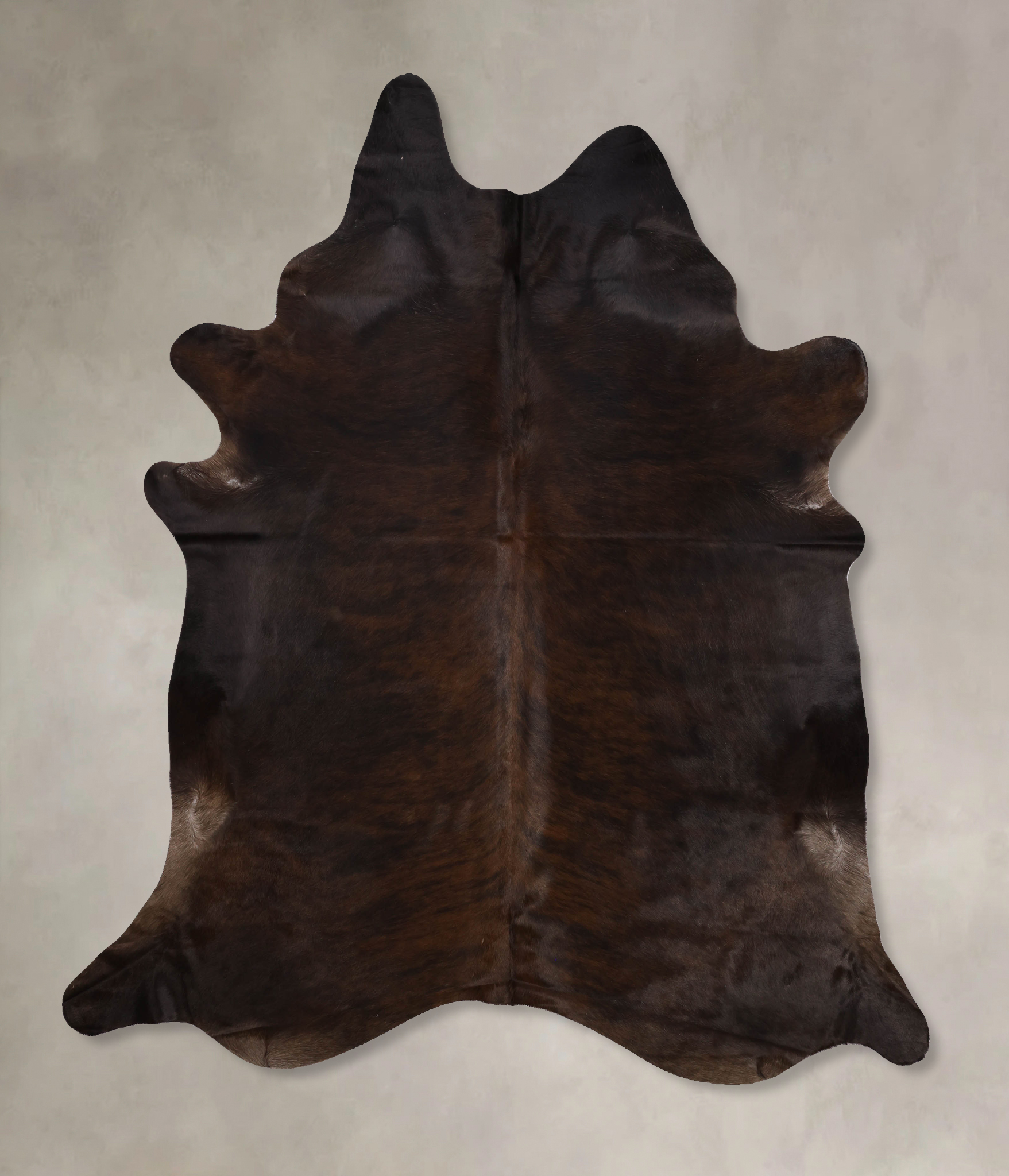 Dark Brindle Cowhide Rug #B10556